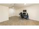 Finished basement with home office setup at 5829 Sandstone Dr, Durham, NC 27713