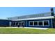 Modern community center with large windows and patio at 117 Deer Cross Dr, Louisburg, NC 27549