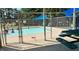 Community kiddie pool with surrounding fence at 117 Deer Cross Dr, Louisburg, NC 27549