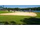 Community sand volleyball court by the lake at 117 Deer Cross Dr, Louisburg, NC 27549