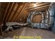 Unfinished attic space with HVAC and storage potential at 212 Rawhide Dr, Louisburg, NC 27549