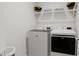 Laundry room with washer and dryer at 4041 Elk Creek Ln # 16, Raleigh, NC 27612
