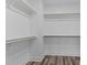 Spacious walk-in closet with ample shelving and hanging space at 507 Excelsior Ct, Rolesville, NC 27587