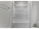 Neat bathroom with shower/tub combo and white fixtures at 509 Excelsior Ct, Rolesville, NC 27587