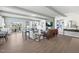 Spacious living room with hardwood floors and fireplace at 1235 Shaw View Alley # 201, Raleigh, NC 27601