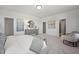 Main bedroom features a large bed and plenty of closet space at 1235 Shaw View Alley # 201, Raleigh, NC 27601