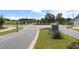 Chatham Park community directional signage at a main intersection at 125 Beacon Dr, Pittsboro, NC 27312