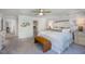 Spacious primary bedroom with ample closet space and neutral decor at 166 Blue Butterfly Dr, Angier, NC 27501