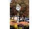 Angier's town clock, surrounded by landscaping at 166 Blue Butterfly Dr, Angier, NC 27501