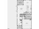 First floor plan showing kitchen, gathering room, and owner's entry at 166 Blue Butterfly Dr, Angier, NC 27501