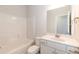 Simple bathroom with a single vanity at 68 Northwood Dr, Fuquay Varina, NC 27526