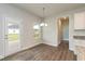 Breakfast nook with exterior access at 68 Northwood Dr, Fuquay Varina, NC 27526