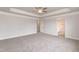 Main bedroom with en-suite bathroom access at 68 Northwood Dr, Fuquay Varina, NC 27526