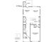 First floor plan showcasing kitchen, dining, Gathering rooms and garage at 2203 Carcillar Dr, Apex, NC 27539