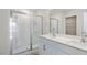 Elegant bathroom with double vanity and shower at 900 Canis Minor Rd, Wendell, NC 27591