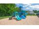 Community playground with slides and climbing structures at 920 Canis Minor Rd, Wendell, NC 27591