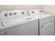 Laundry room with Whirlpool washer and dryer at 928 Canis Minor Rd, Wendell, NC 27591