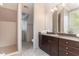 Bathroom with vanity, toilet and shower at 32520 Archdale Dr, Chapel Hill, NC 27517