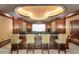 Home theater room featuring a large screen and comfortable seating at 32520 Archdale Dr, Chapel Hill, NC 27517