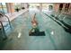 Community lap pool with ample space for swimming at 91 Calluna Dr, Clayton, NC 27520