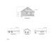 Front, side, and rear elevations of a single-story house with attached garage at 271 Mcneil Cir, Dunn, NC 28334