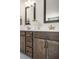 Bathroom with double vanity and modern fixtures at 310 Umstead St, Sanford, NC 27330