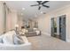 Bright playroom with two sofas and adjacent dining area at 3319 Milton Rd, Raleigh, NC 27609