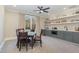 Game room with kitchenette and built-in shelving at 3319 Milton Rd, Raleigh, NC 27609