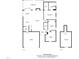 Two-story house floor plan, showing a Gathering room, bedrooms, kitchen, and garage at 419 Carolina Way, Sanford, NC 27332