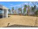 Large backyard with screened porch and fenced area at 78 N Porcenna Ln, Clayton, NC 27527