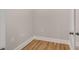 Empty closet with light walls and wood flooring at 207 Pond View Ct # 3, Fuquay Varina, NC 27526