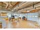 Finished basement with a kitchenette, office space, and garage access at 304 Homestead Rd. Rd, Chapel Hill, NC 27516