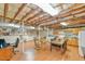 Finished basement features a kitchenette, office space, and a large recreation area at 304 Homestead Rd. Rd, Chapel Hill, NC 27516