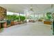Spacious screened porch overlooking the backyard at 304 Homestead Rd. Rd, Chapel Hill, NC 27516