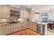 Modern kitchen with stainless steel appliances and granite countertops at 714 W Barbee Chapel Rd # 714, Chapel Hill, NC 27517