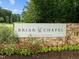 Briar Chapel community entrance sign at 247 Old Piedmont Cir, Chapel Hill, NC 27516