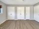 Bedroom with three double closets at 5038 Flint Ridge Pl, Raleigh, NC 27609