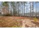 Spacious backyard with a wooden fence and lots of trees at 2204 Regent Ct, Creedmoor, NC 27522