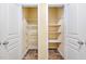 Two large closets with built-in shelving and ample storage space at 2204 Regent Ct, Creedmoor, NC 27522