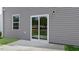 Close-up of a home's back patio and sliding glass door at 432 Ashley Run, Sanford, NC 27330