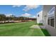 Spacious backyard with green grass and potential for landscaping at 432 Ashley Run, Sanford, NC 27330