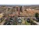 Aerial view of a residential neighborhood at 112 Edgewood Dr, Roxboro, NC 27573