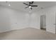 Empty bedroom with carpet flooring and ceiling fan at 112 Edgewood Dr, Roxboro, NC 27573