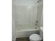 Clean bathroom with tub/shower and toilet at 2816 Smoke Pl, Raleigh, NC 27610