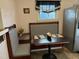 Built-in dining nook in the kitchen at 1603 Robinhood Rd, Durham, NC 27701
