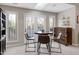 Bright breakfast nook with French doors leading to patio at 115 Clancy Cir, Cary, NC 27511