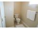 Small bathroom with toilet and single vanity at 10620 Silverwood Creek Dr, Raleigh, NC 27614