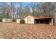 Two storage sheds, one enclosed and one open-sided at 6400 Malibu Dr, Raleigh, NC 27603