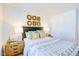 Bright bedroom with a comfortable bed and stylish decor at 301 Cherry Laurel Dr, Sanford, NC 27332