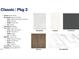 Kitchen features white cabinets, gray countertops, and dark gray backsplash at 7537 Percussion Dr, Apex, NC 27539